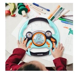 Руль детский со световыми и звуковыми эффектами цена и информация | Развивающий мелкую моторику - кинетический песок KeyCraft NV215 (80 г) детям от 3+ лет, бежевый | kaup24.ee