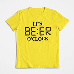 Футболка "It's beer o'clock" цена и информация | Оригинальные футболки | kaup24.ee