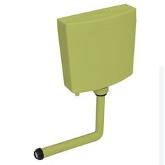vidaXL WC loputuskast 3/6 l, oliivroheline hind ja info | WC-poti tarvikud | kaup24.ee