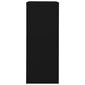 vidaXL kontorikapp, must, 90 x 40 x 102 cm, teras hind ja info | Elutoa väikesed kapid | kaup24.ee