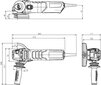 Metabo Szlifierka kątowa WEV15-125 Quick HT 125mm 1550W (600562000) hind ja info | Lihvmasinad ja ketaslõikurid | kaup24.ee