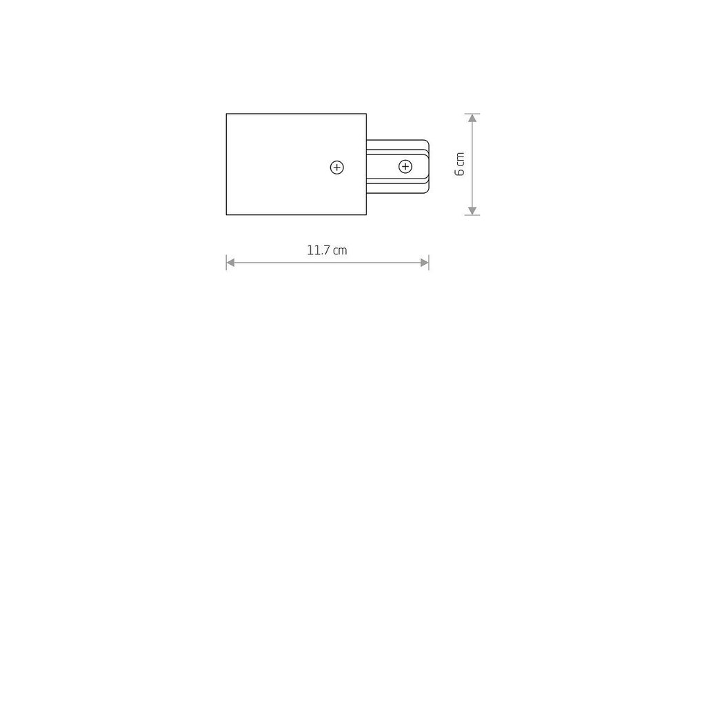 Siini otsik Nowodvorski Lighting Profile White 8972 цена и информация | Siinivalgustid ja siinid | kaup24.ee