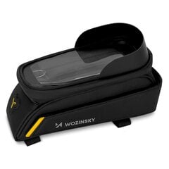 Wozinsky frame bike bag phone holder 1l black (WBB25BK) цена и информация | Сумки, держатели для телефонов | kaup24.ee