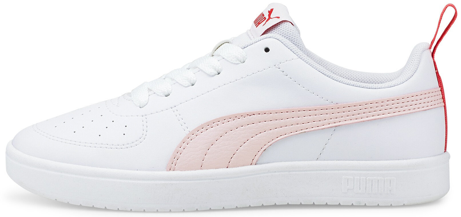 Puma Jalatsid Rickie Jr Lotus White Pink 384311 06 384311 06/3.5 цена и информация | Laste spordijalatsid | kaup24.ee