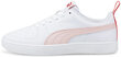 Puma Jalatsid Rickie Jr Lotus White Pink 384311 06 384311 06/3.5 hind ja info | Laste spordijalatsid | kaup24.ee