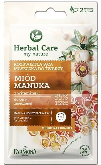 Näomask manuka meega Farmona Maska, 2x5 ml hind ja info | Näomaskid, silmamaskid | kaup24.ee