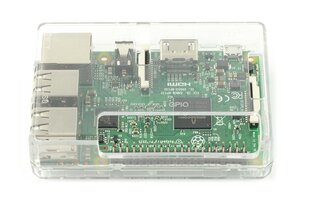 Чехол Raspberry Pi модели 3B+/3B/2B, прозрачный с доступом GPIO цена и информация | Электроника с открытым кодом | kaup24.ee