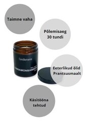 Lõhnaküünal “Kaneel ja ambra”, 160 ml hind ja info | Candlemania Mööbel ja sisustus | kaup24.ee