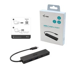 I-TEC USB-C adapter 2X USB 3.0 + 2X USB-C, USB 3.2 GEN 1 (3.1 GEN 1) TYPE-C, USB 3.2 GEN 1 hind ja info | USB jagajad, adapterid | kaup24.ee