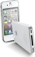 Ümbris Cellular iPhone 4/4S slim (0,35 mm), piimjas läbipaistev цена и информация | Чехлы для телефонов | kaup24.ee