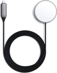Магнитный кабель для беспроводной зарядки Satechi, тёмно-серый цена и информация | Зарядные устройства для телефонов | kaup24.ee