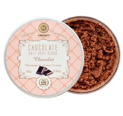 Омолаживающий солевой скраб для тела CHOCOLATE Saules Fabrika, 300 г цена и информация | Скрабы для тела | kaup24.ee