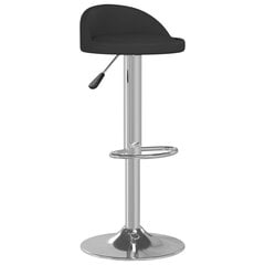 vidaXL baaripukid 2 tk, must, kunstnahk hind ja info | Söögilaua toolid, köögitoolid | kaup24.ee