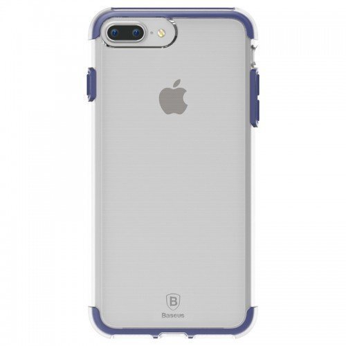 Kaitseümbris Baseus Guards Case Impact Silicone Case for Apple iPhone 7 Plus Transparent - Blue hind ja info | Telefoni kaaned, ümbrised | kaup24.ee