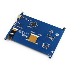 Waveshare mahtuvuslik puutetundlik ekraan Raspberry Pi mikroarvutile - LCD IPS 7 hind ja info | Robootika, konstruktorid ja tarvikud | kaup24.ee
