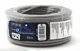 Компьютерный кабель Electraline 14197 CAT5E UTP, 25 м цена и информация | Кабели и провода | kaup24.ee