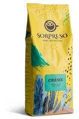 Кофе SORPRESO CREME (1кг) цена и информация | Кофе, какао | kaup24.ee