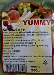 Greip kuivatatud suhkurdatud, 250g hind ja info | Pähklid, seemned, kuivatatud puuviljad | kaup24.ee