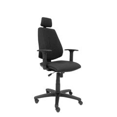 Офисный стул с подголовником Montalvos Piqueras y Crespo LI840CB, черный цена и информация | Офисные кресла | kaup24.ee