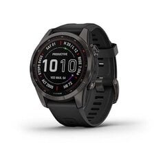 Garmin fēnix® 7S Sapphire Solar Carbon Gray DLC Titanium/Black hind ja info | Nutikellad (smartwatch) | kaup24.ee