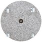 vidaXL päevavarju alus, graniit, 30 kg ümmargune, hall hind ja info | Päikesevarjud, markiisid ja alused | kaup24.ee