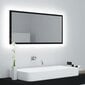 vidaXL LED vannitoa peeglikapp, must, 90x8,5x37 cm, akrüül hind ja info | Vannitoa peeglid | kaup24.ee
