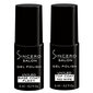 Komplekt "Sincero Salon" Base coat Flexy, 6 ml / Top coat No wipe, 6 ml hind ja info | Küünelakid, küünetugevdajad | kaup24.ee