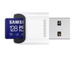 Mälukaart Samsung 128GB MicroSD PRO Plus koos microSD kaardilugejaga USB цена и информация | Mobiiltelefonide mälukaardid | kaup24.ee