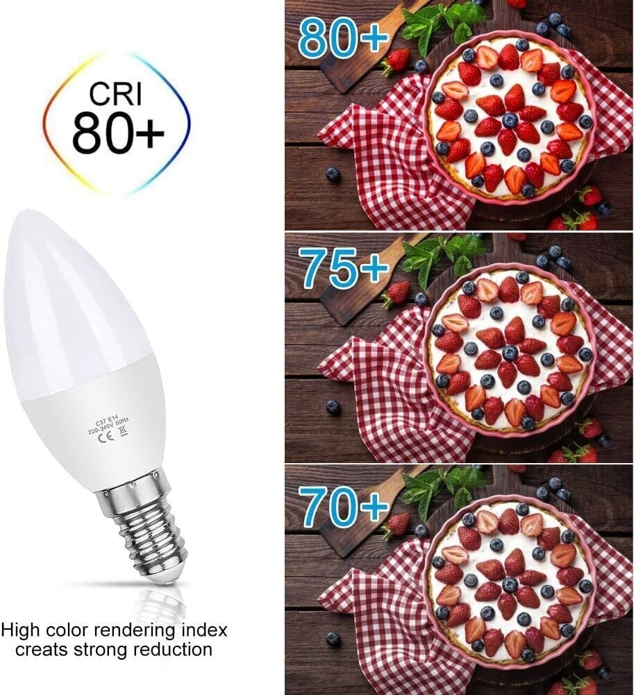 LED pirnid G.LUX GR-LED-C37-6W 3000K, 10 tk pakis цена и информация | Lambipirnid, lambid | kaup24.ee