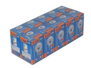 Галогенная лампочка G.LUX G45 E14, 42 Вт, 10 шт. упаковка цена и информация | Лампочки | kaup24.ee