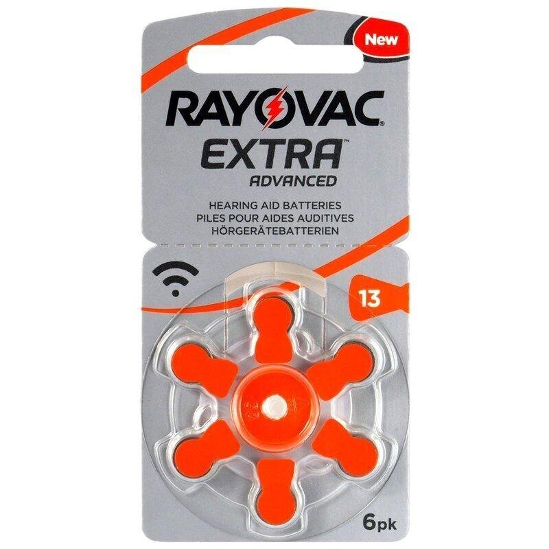 Rayovac Extra Advanced 13 elementi kuuldeaparaatide jaoks, 60 tk цена и информация | Patareid | kaup24.ee