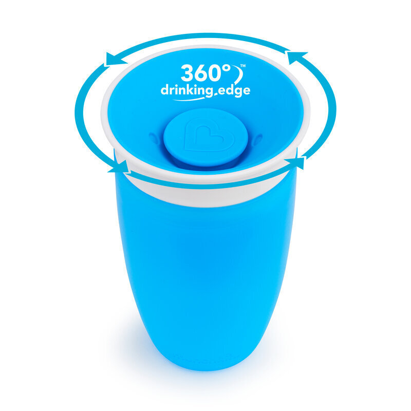Joogitops Munchkin Miracle, lekkevaba, 296 ml, 12 m+, sinine цена и информация | Lutipudelid ja aksessuaarid | kaup24.ee