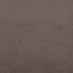 Стулья вращающиеся, 2 шт., серо-коричневые, с обивкой из ткани цена и информация | Стулья для кухни и столовой | kaup24.ee