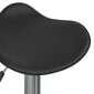 vidaXL baaripukid 2 tk, must, kroomitud teras ja kunstnahk hind ja info | Söögilaua toolid, köögitoolid | kaup24.ee