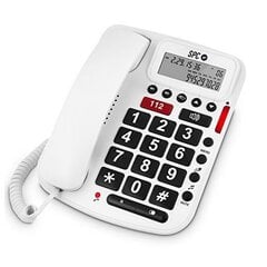 SPC 3293B, valge hind ja info | Lauatelefonid | kaup24.ee