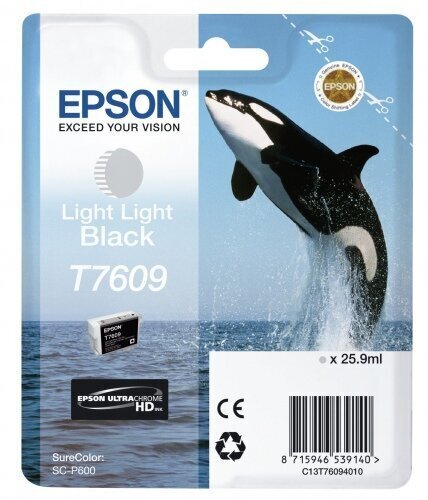 Epson T7609 Ink Cartridge, Light Light B цена и информация | Laserprinteri toonerid | kaup24.ee