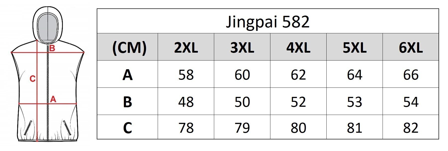 Meeste vest Jingpai 582, sinine hind ja info | Meeste vestid | kaup24.ee