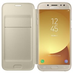 Чехол - книжка Samsung для Samsung Galaxy J5 J530 (2017), Бежевый цена и информация | Чехлы для телефонов | kaup24.ee