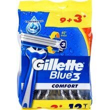 Ühekordsed raseerijad meestele Gillette Blue3 Comfort, 12 tk hind ja info | Raseerimisvahendid | kaup24.ee