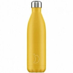 Termospudel Chilly's Bottle Matte 750 ml, kollane цена и информация | Термосы, термокружки | kaup24.ee