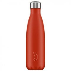 Termospudel Chilly's Bottle 750 ml, neon punane цена и информация | Термосы, термокружки | kaup24.ee