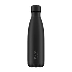 Termospudel Chilly's Bottle Monochrome 500 ml, must цена и информация | Термосы, термокружки | kaup24.ee