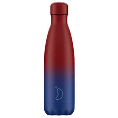 Termospudel Chilly's Bottle 500 ml, sinine / punane hind ja info | Termosed, termostassid | kaup24.ee