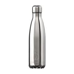 Termospudel Chilly's Bottle 500 ml, kroomitud hõbedane hind ja info | Termosed, termostassid | kaup24.ee