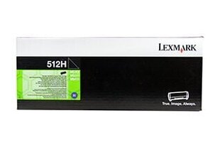 Printerikassett Lexmark 51F2H00, must, 5 000 psl. hind ja info | Laserprinteri toonerid | kaup24.ee