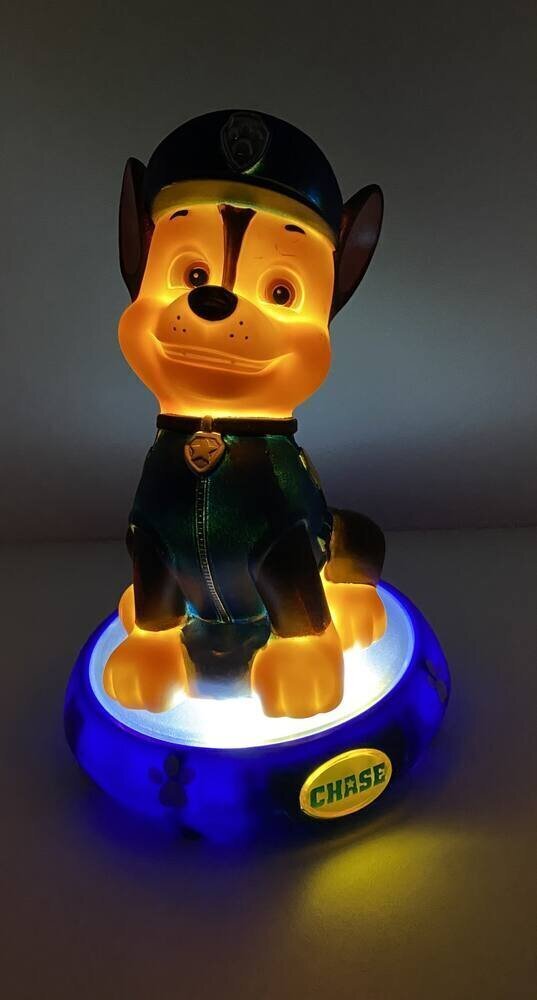 Öölamp The Paw Patrol Chase 3D (25 cm) hind ja info | Laualambid | kaup24.ee