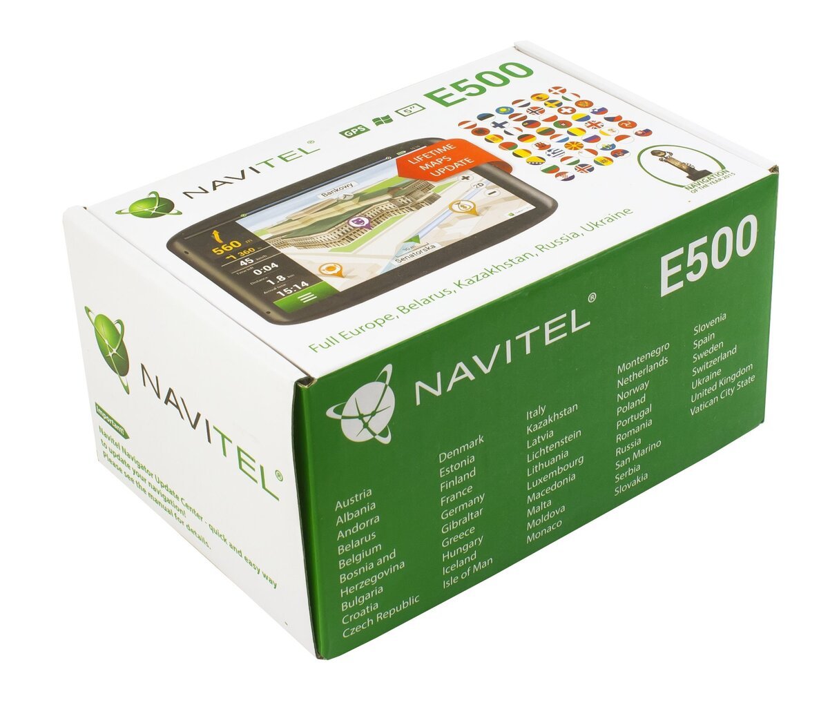 NAVITEL E500 PND, 47 EL riiki + Venemaa, Ukraina, Valgevene, Kasahstan hind ja info | GPS seadmed | kaup24.ee