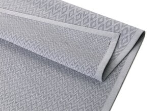 Narma kahepoolne smartWeave® šenillvaip Are, hõbedane, 100 x 160 cm hind ja info | Vaibad | kaup24.ee