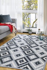 Narma kahepoolne smartWeave® šenillvaip Saka, hõbedane, 140 x 200 cm цена и информация | Ковры | kaup24.ee