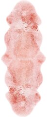 Narma naturaalsetest lambanahkadest vaip Merino M, roosa, 4x, 90 x 180 cm цена и информация | Ковры | kaup24.ee